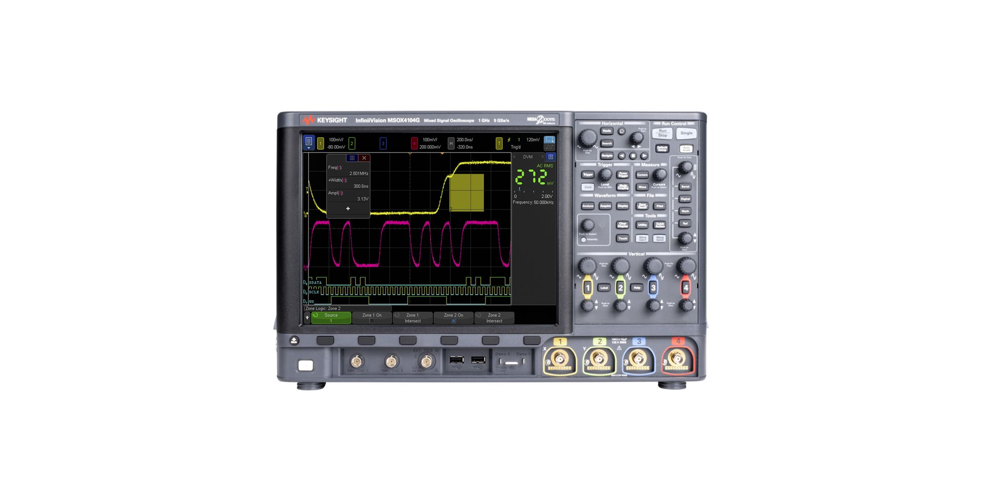 Keysight MSOX4054G 中高端混合信号示波器