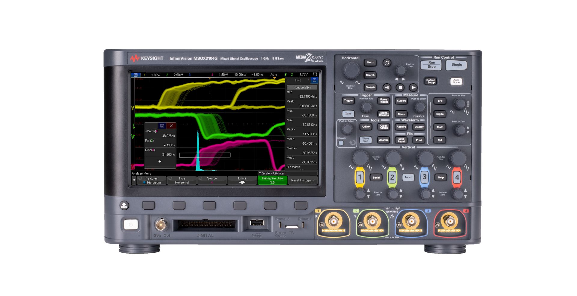 Keysight MSOX3024G 混合信号数字示波器