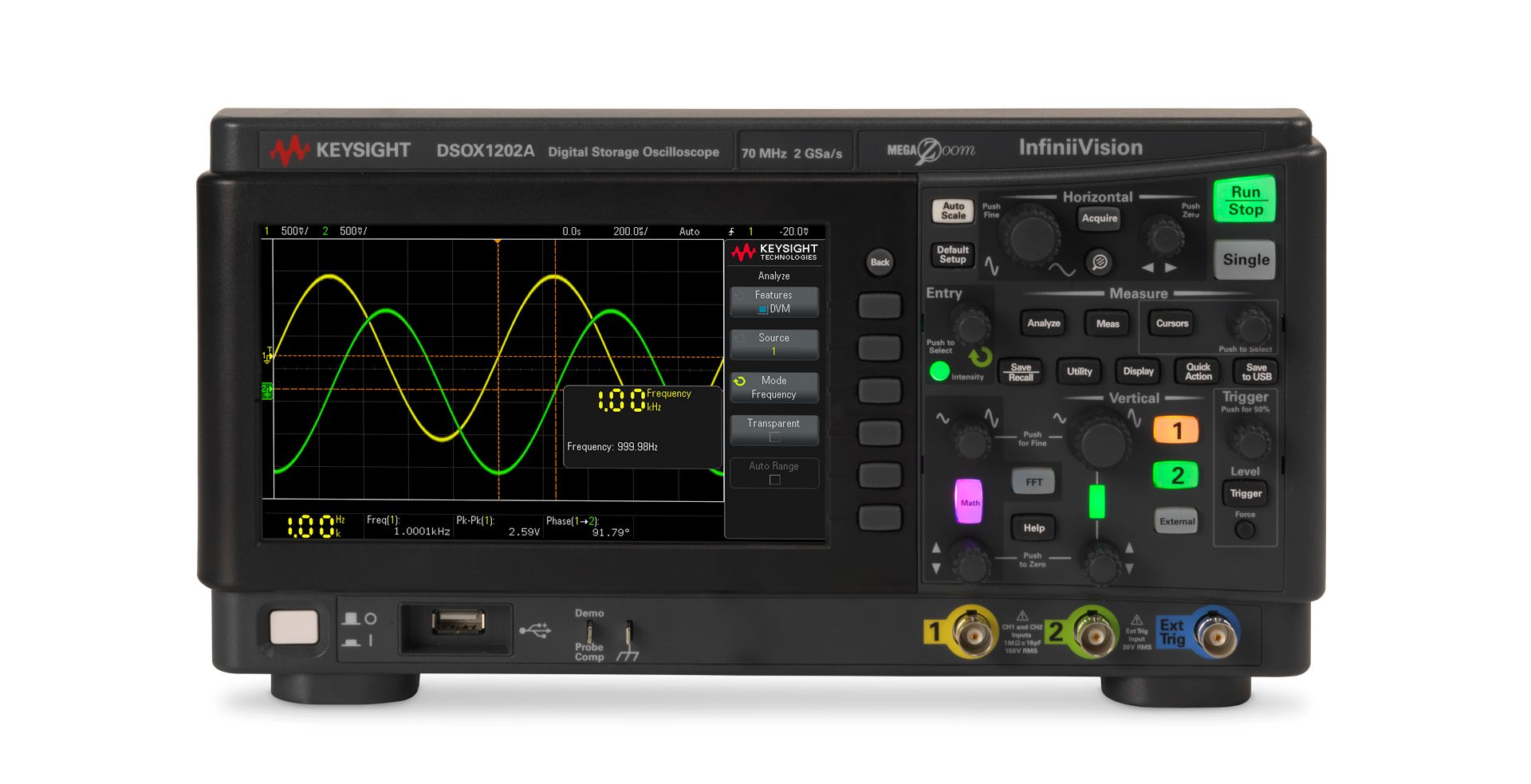 Keysight DSOX1202A 数字示波器