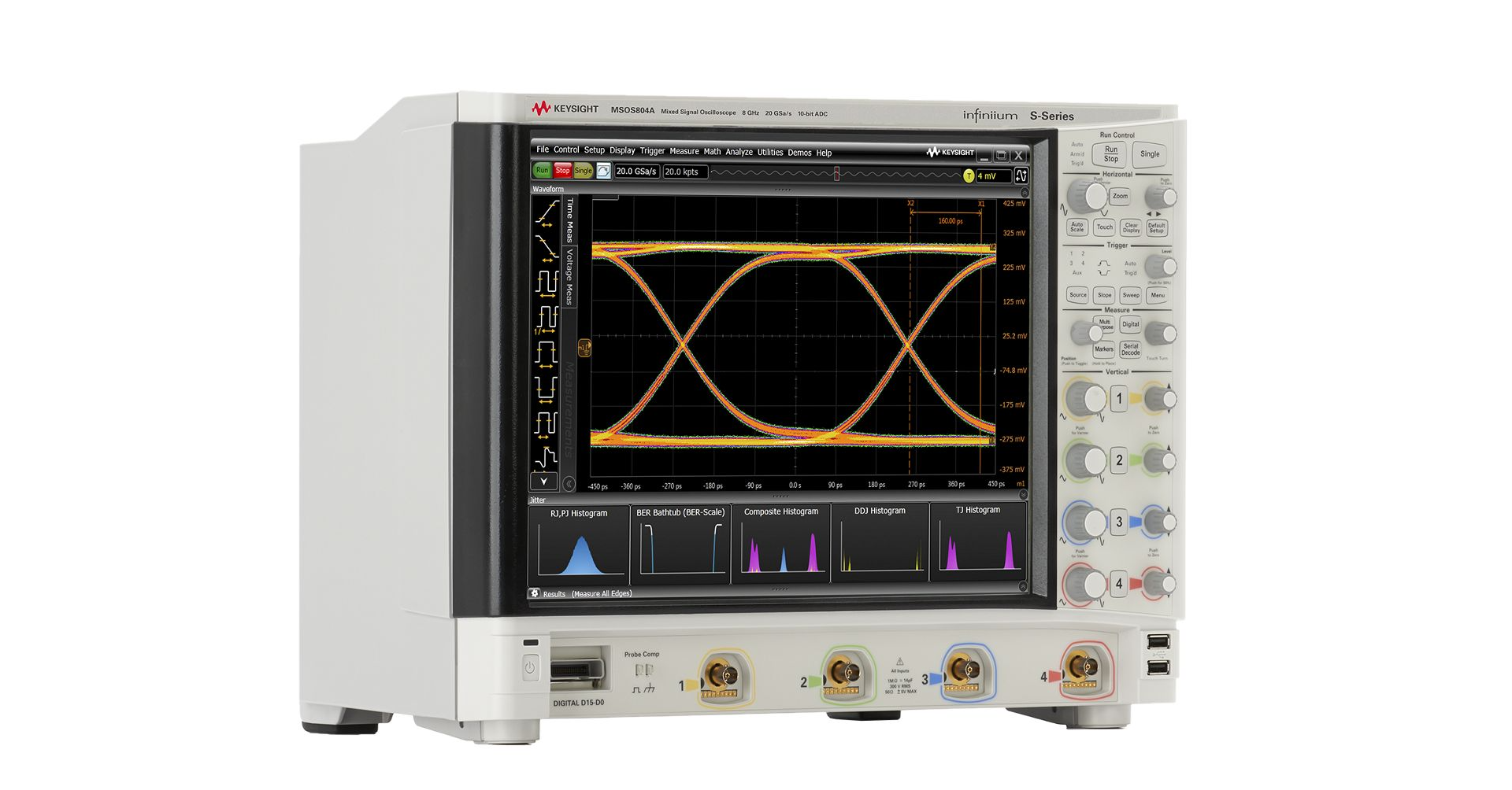 KEYSIGHT MSOS804A 高清晰度示波器