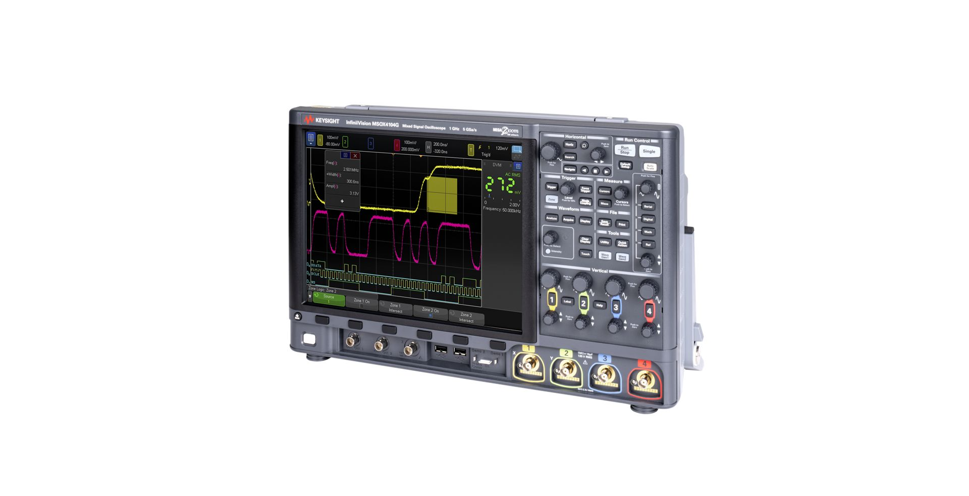 Keysight MSOX4154G 高性能混合信号示波器-深圳美佳特科技