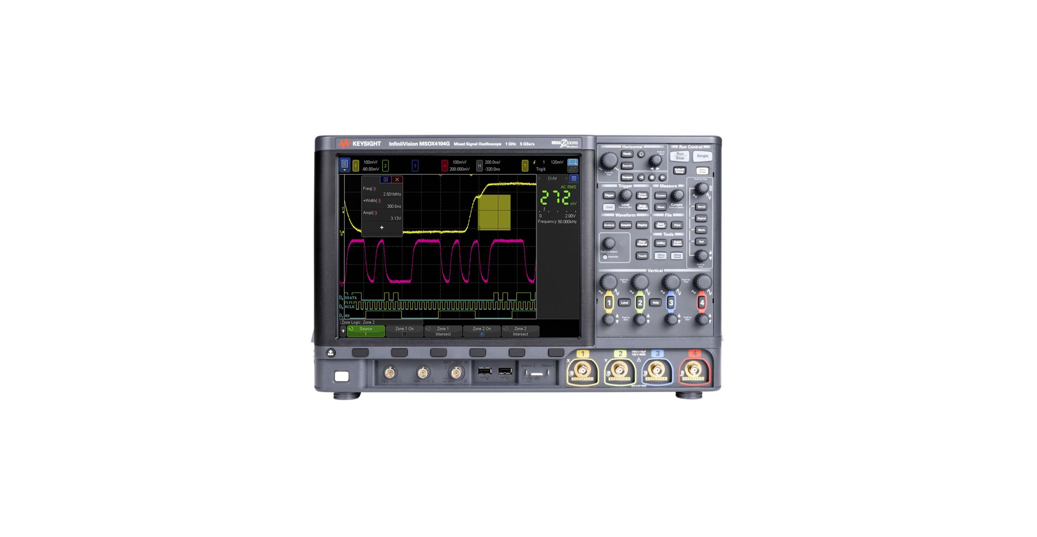 Keysight 是德 DSOX4054G 500MHz 四通道数字示波器（4000G X 系列）